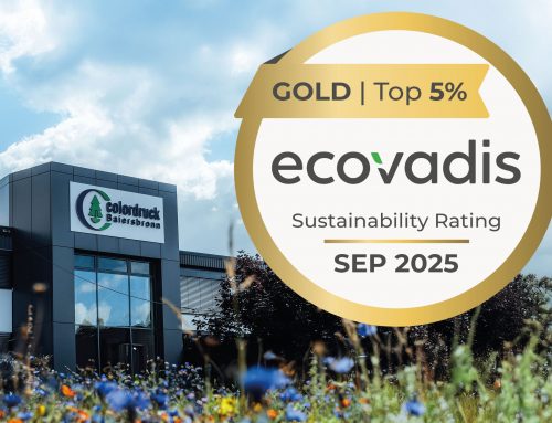 colordruck Baiersbronn erneut mit EcoVadis-Gold ausgezeichnet!
